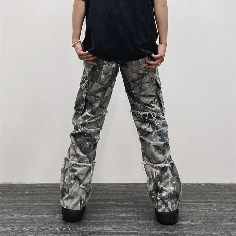 Flare Jeans Cargo Pants