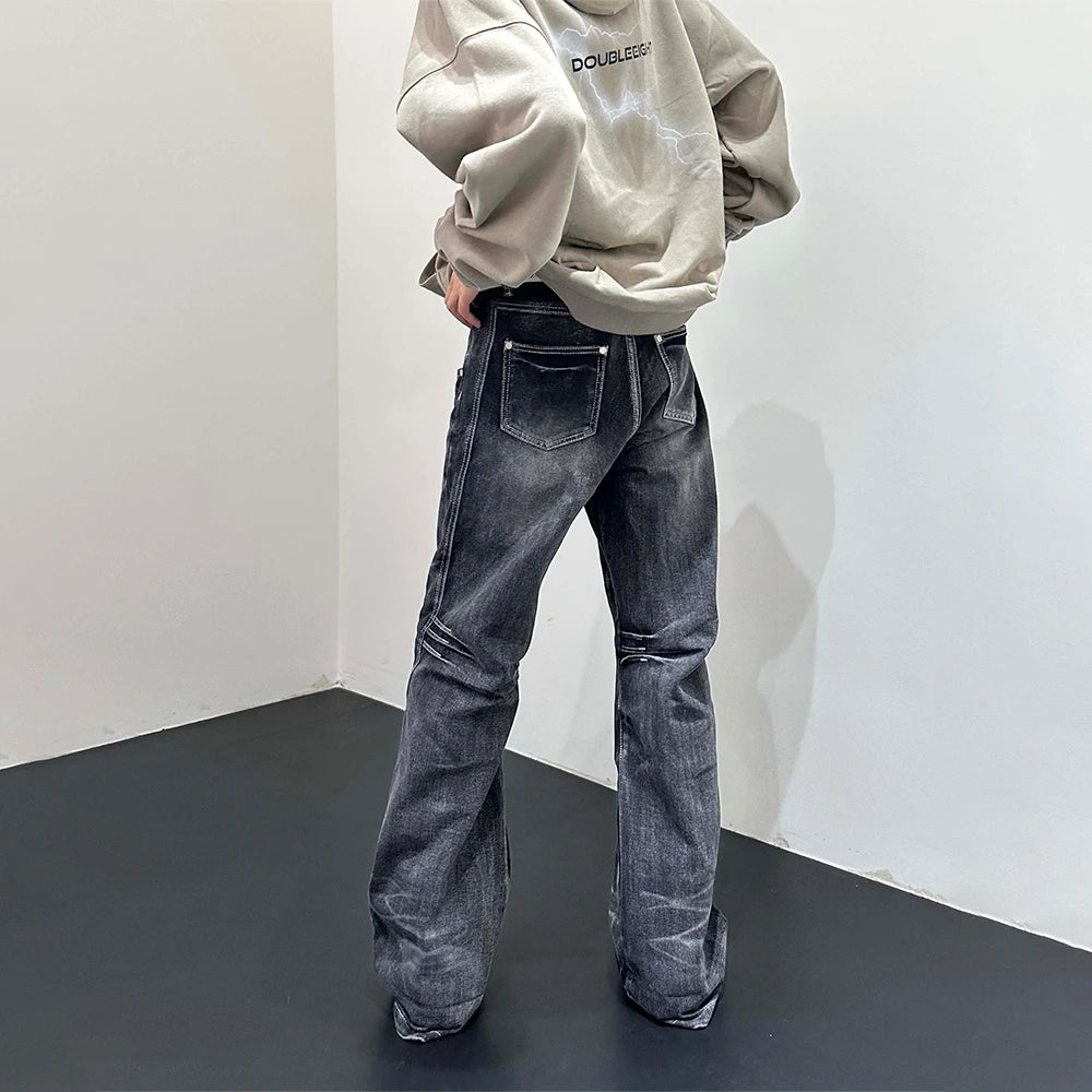 Street Flare Denim Pants